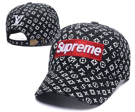 supreme louis vuitton hat black and white|Louis Vuitton x supreme cartera.